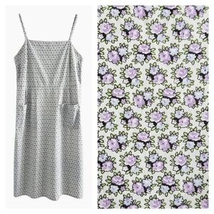 Vintage 90s Laura Ashley Ditsy Floral Dress Size 8 100% Cotton Cottagecore